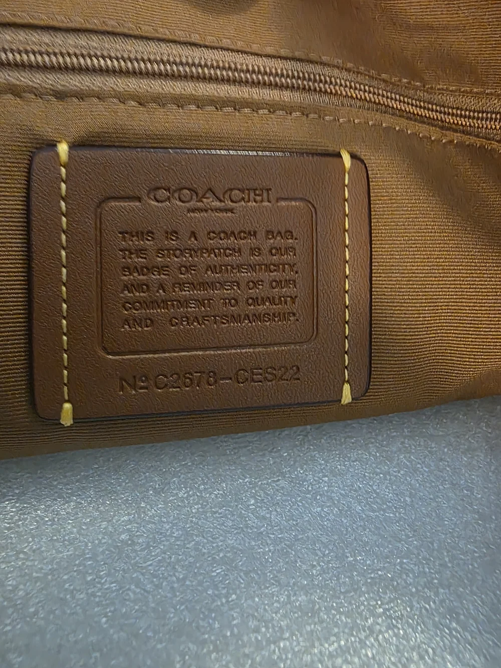 Coach Straw Tote in Natural with Tan Leather Trim Authentic